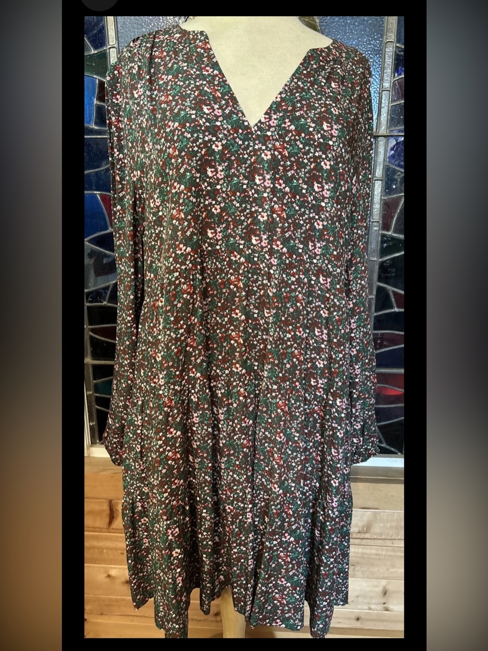 Matilda Jane Fabulously Floral Tiered Dress Size XL New With Tags